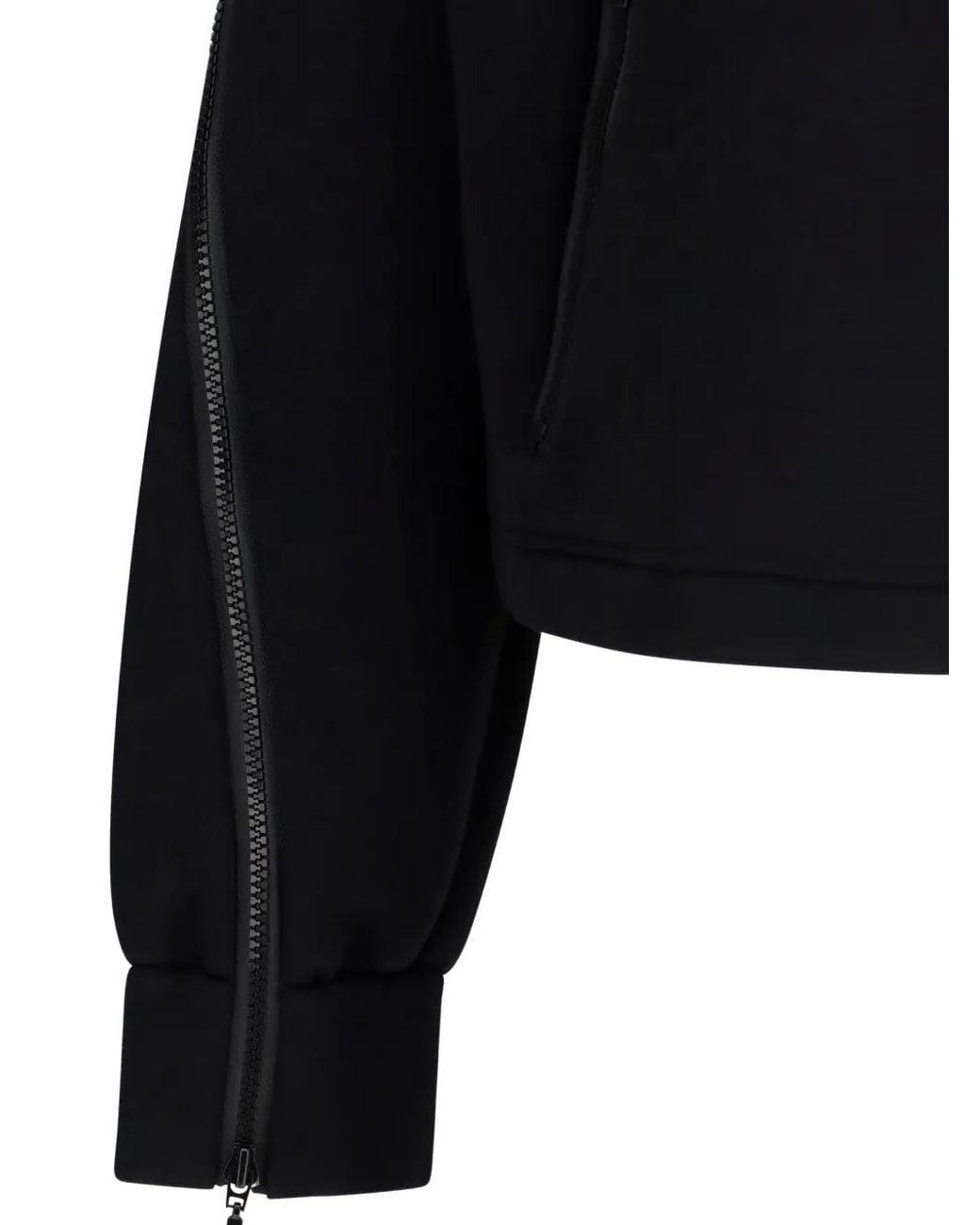 Wolford Blue Hoodie Urban Touch À Détail De Zip