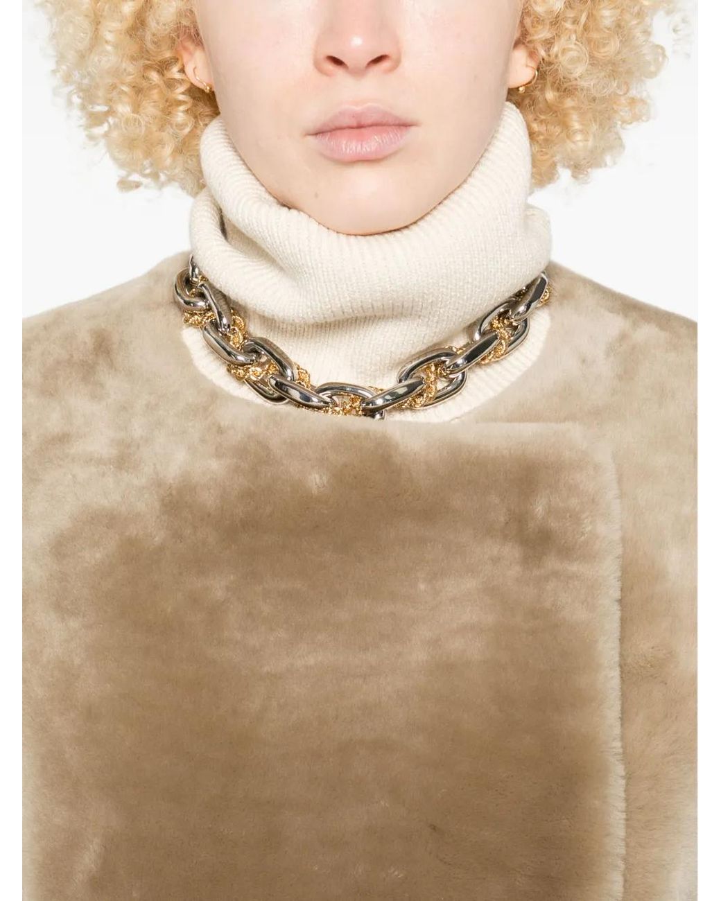 Totême  Natural Shearling Coat