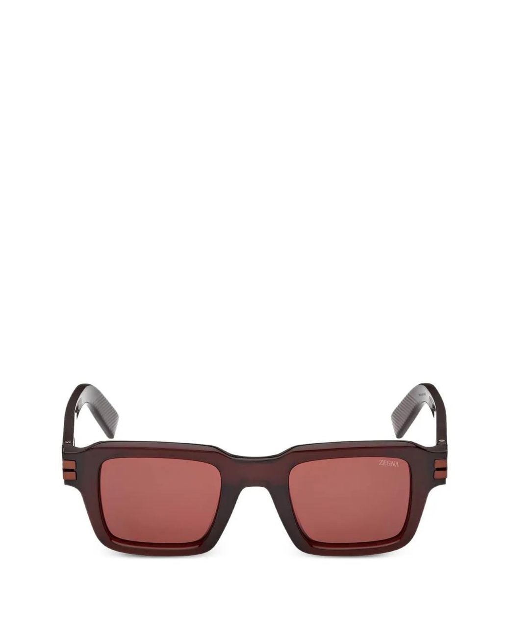 Zegna Pink Square-Frame Sunglasses for men