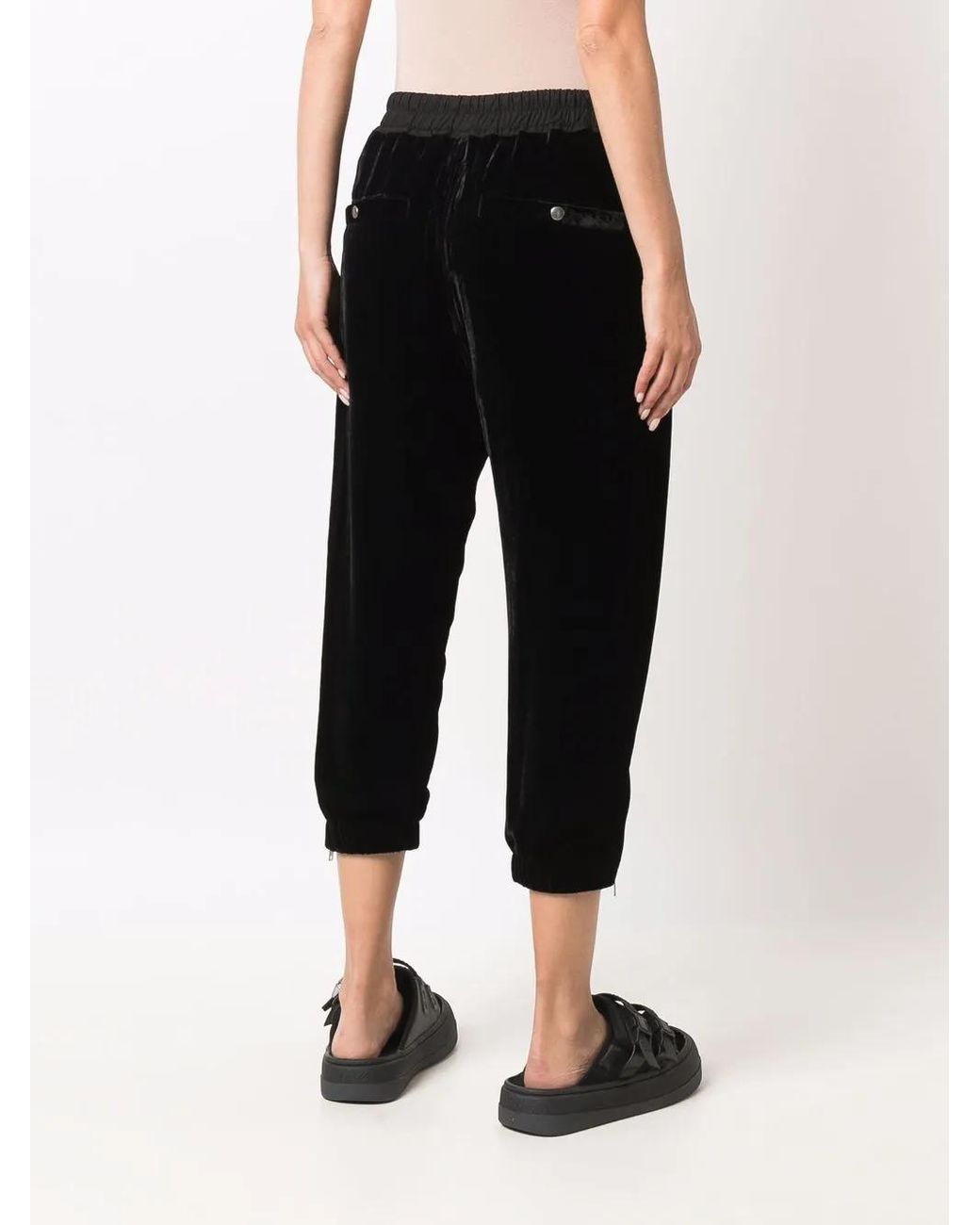 Rick Owens Black Three-quarter Length Trousers
