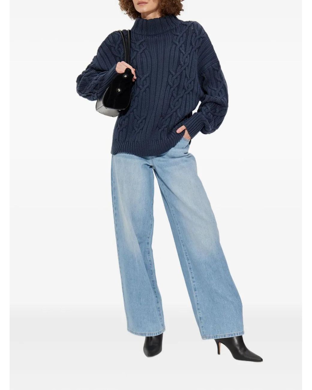 IRO Blue Wool Sweater 'Novani'