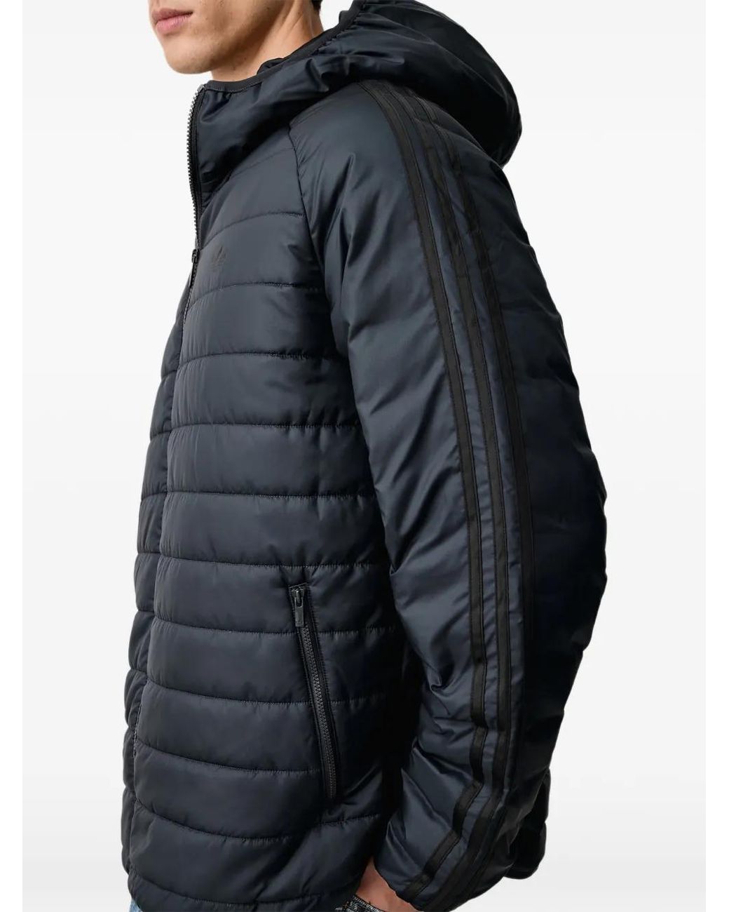 Adidas Black Doudoune À Capuche for men