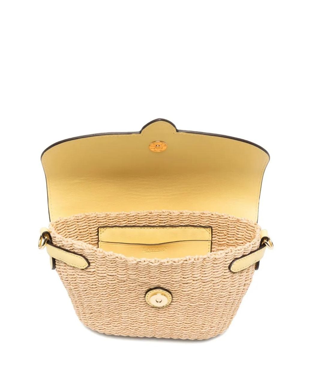 Ralph Lauren Natural "Lynden" Small Shoulder Bag