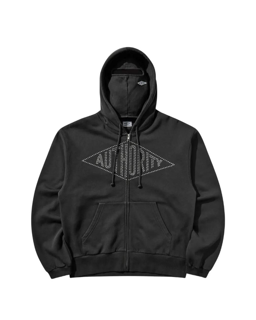 Umbro Black X Slam Jam Authority Stud-Embellished Hoodie