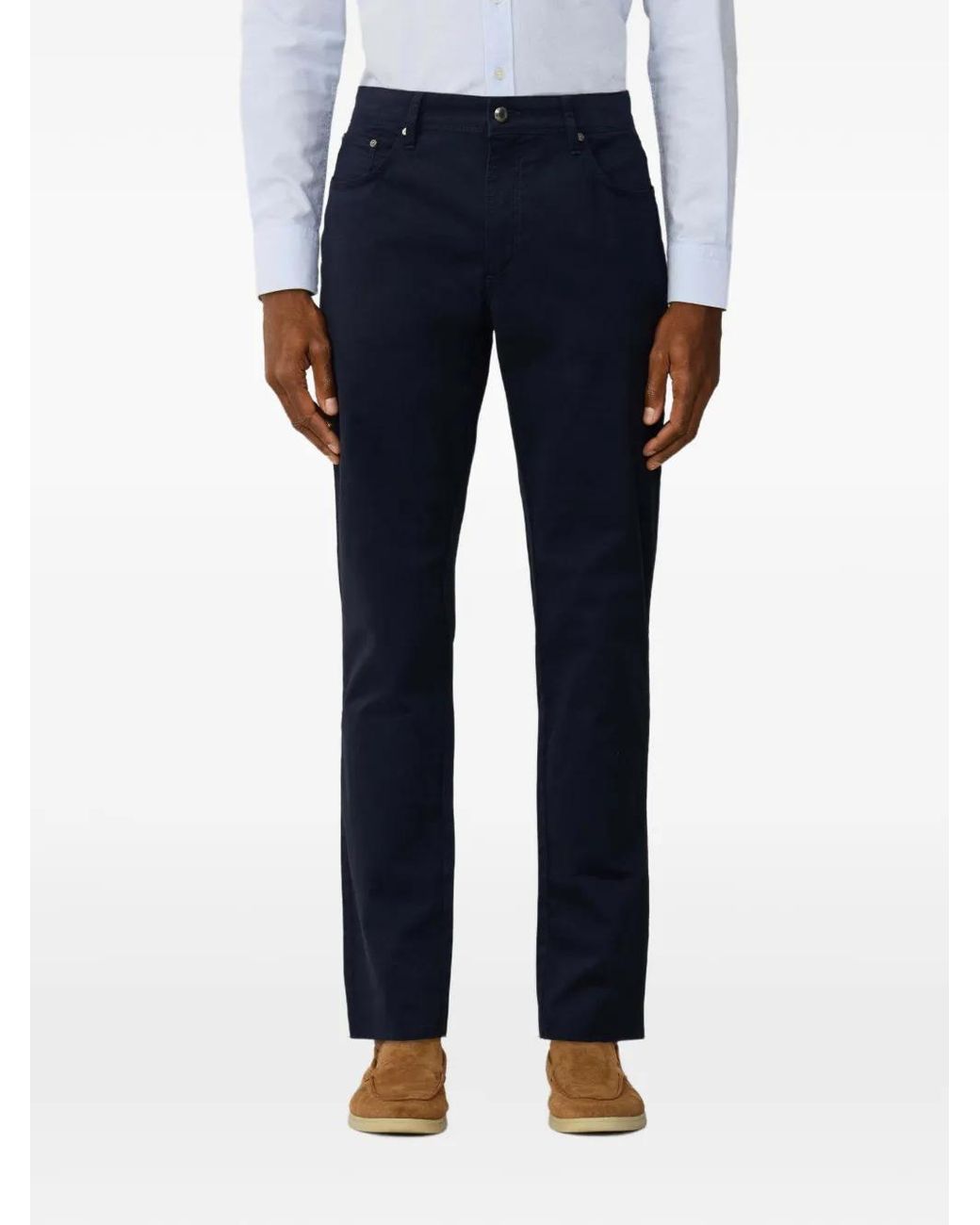 Pantalon Trinity À Coupe Droite Hackett pour homme en coloris Blue