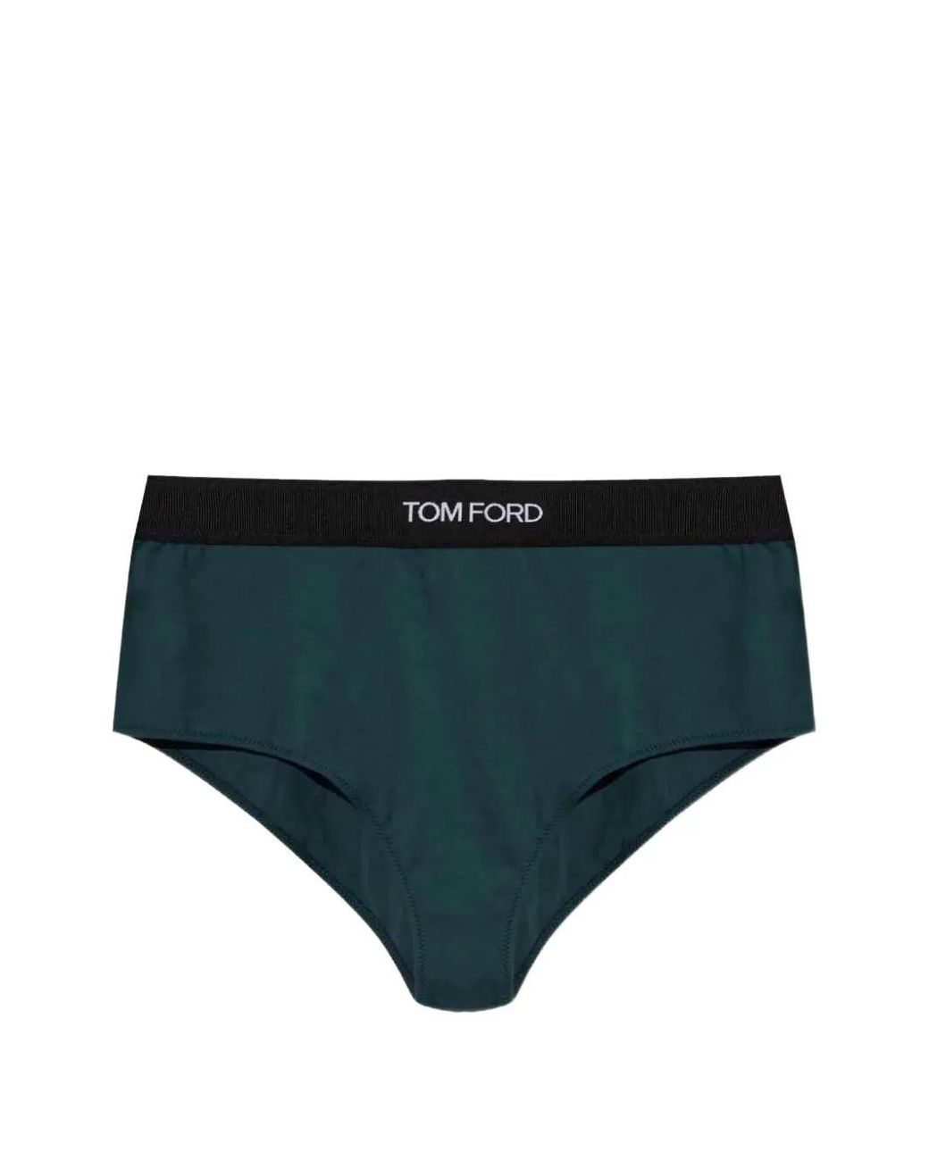 Tom Ford Black Signature Logo-Waistband Briefs
