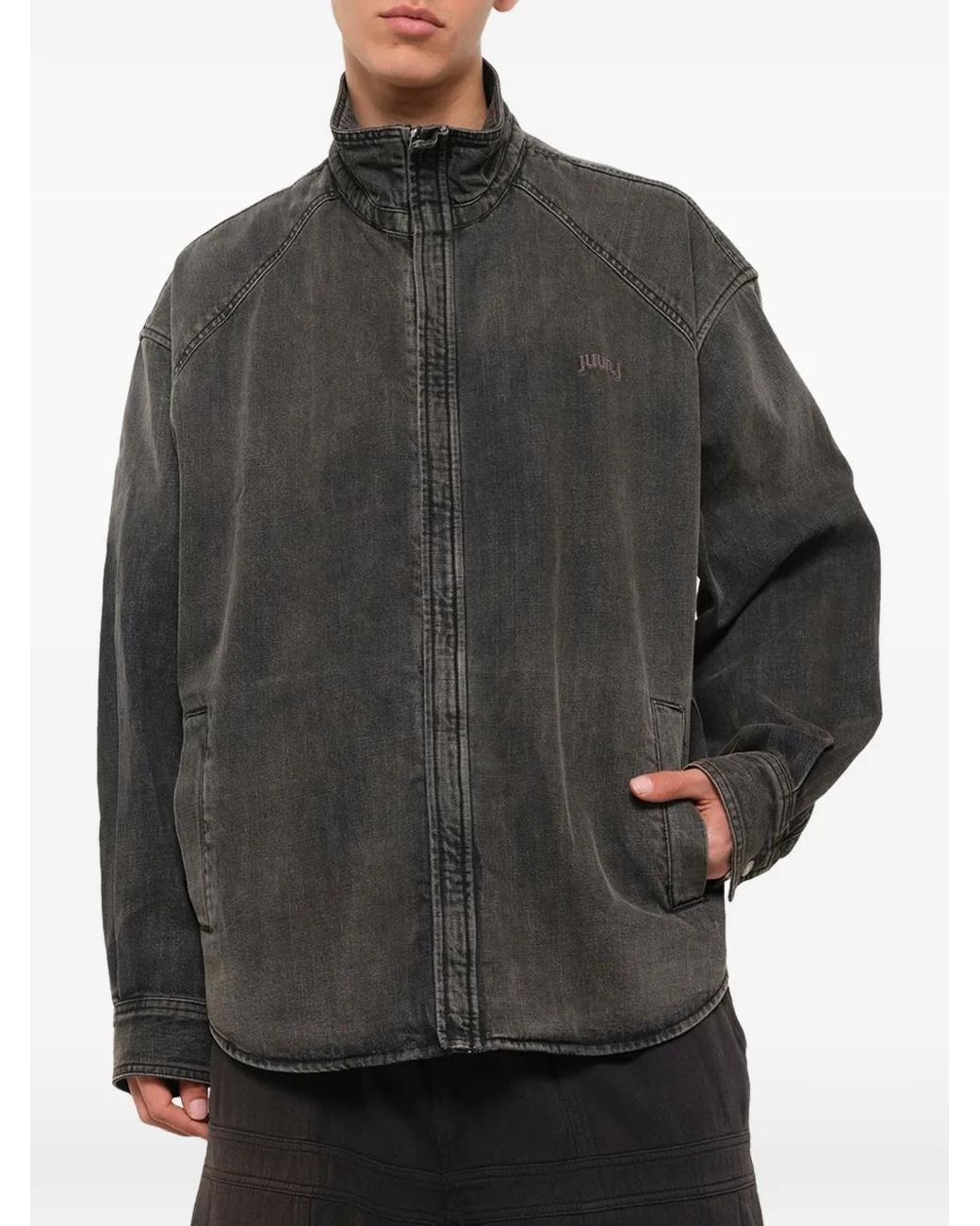 Juun.J Gray Cotton Jacket for men