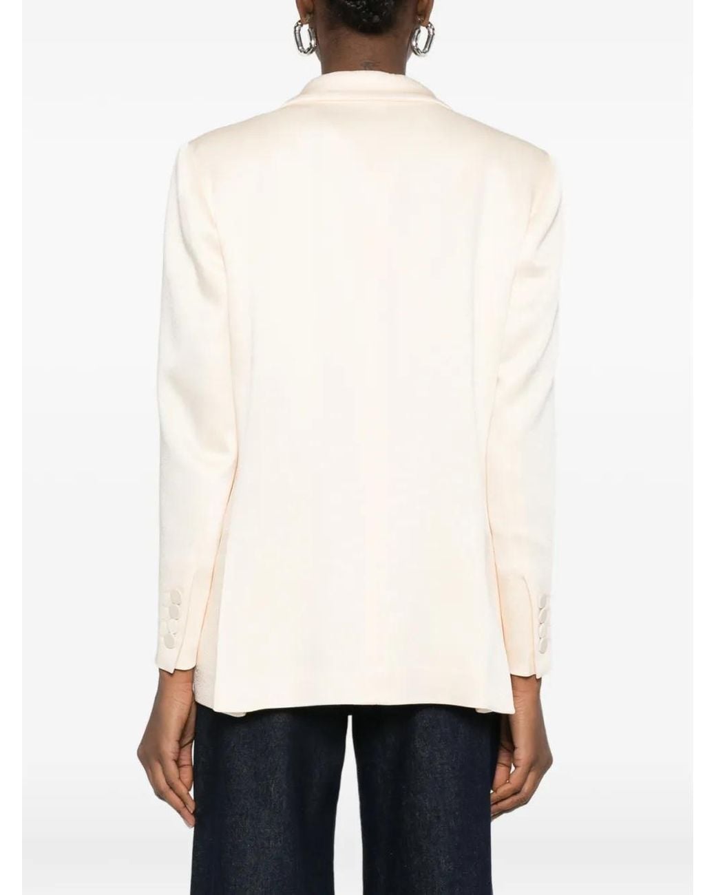 Blazé Milano White Double-Breasted Blazer