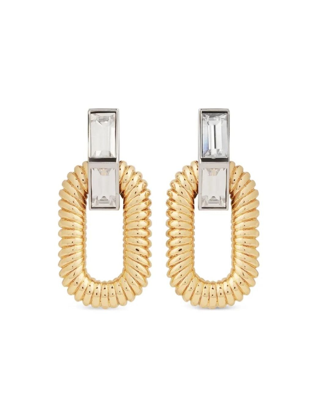 Rabanne Metallic Xl Link Earrings