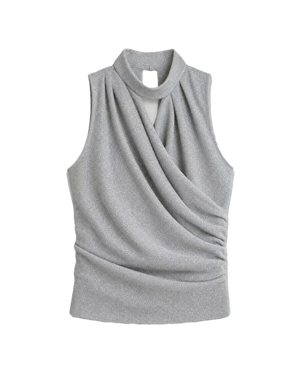 IRO Gedrapeerde Top in het Gray