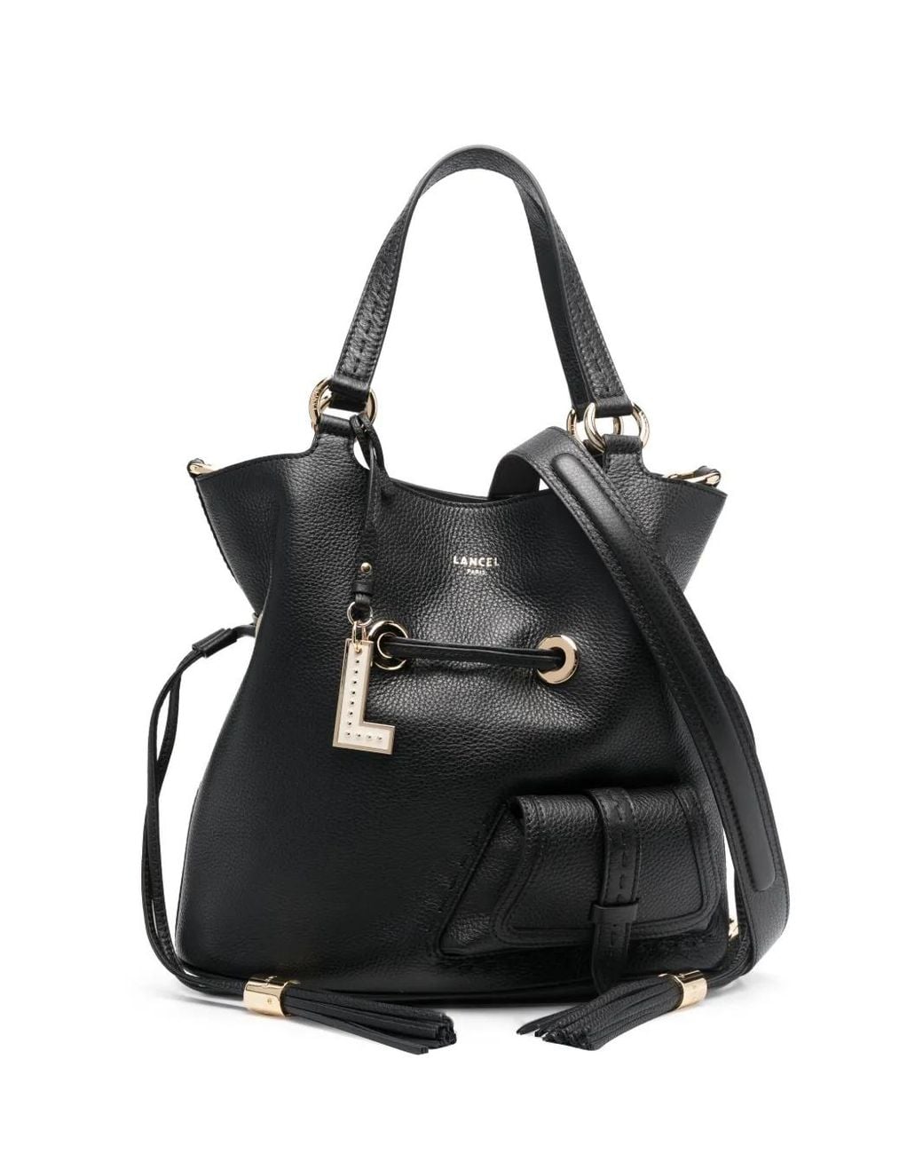 Lancel Black Medium Premier Flirt Bucket Bag