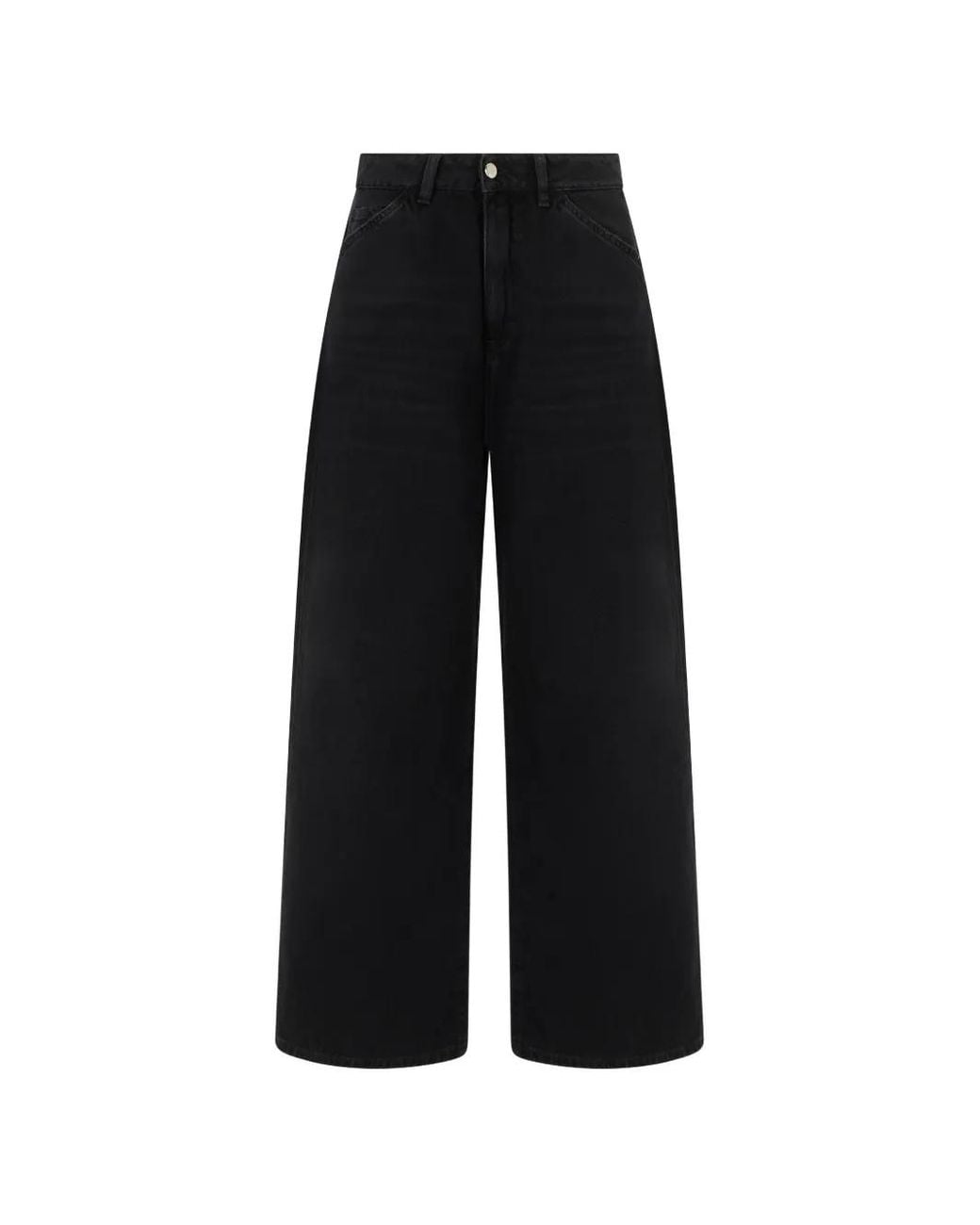 ICON DENIM Black Bess Wide-Leg Jeans