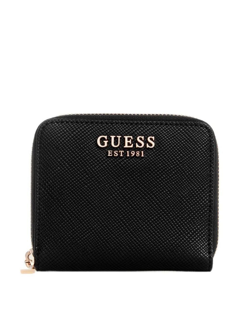 Guess Black Laurel Zip-Around Wallet