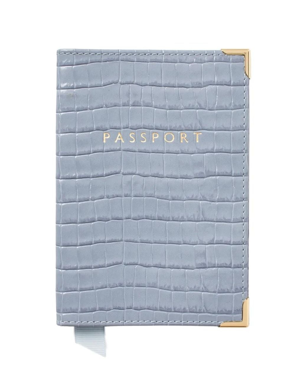 Custodia Passaporto di Aspinal in Blue