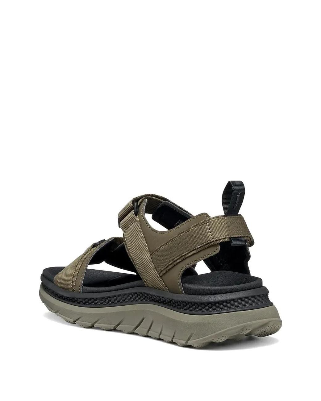 Geox Green Touch-Strap Buckle-Fastening Sandals for men