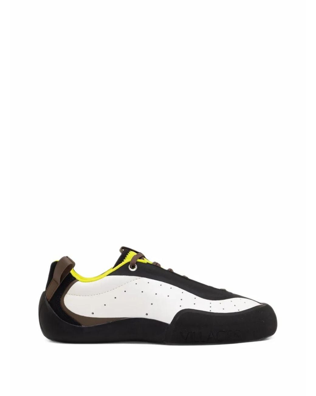Village PM White 2Pm Panelled Sneakers for men
