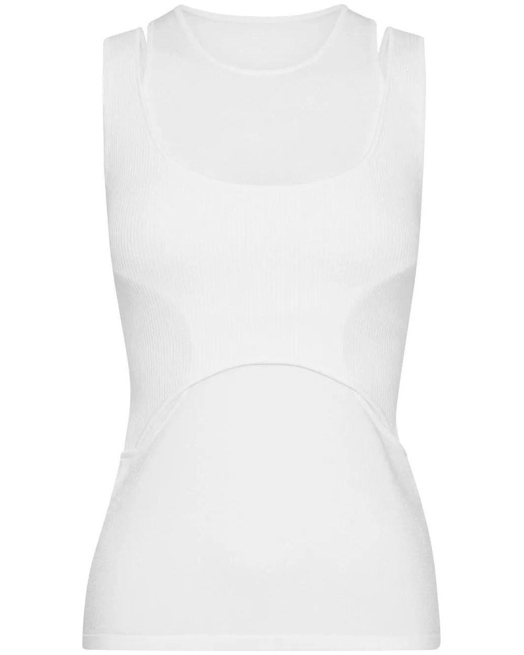 Top Interlink De Punto Dion Lee de color White