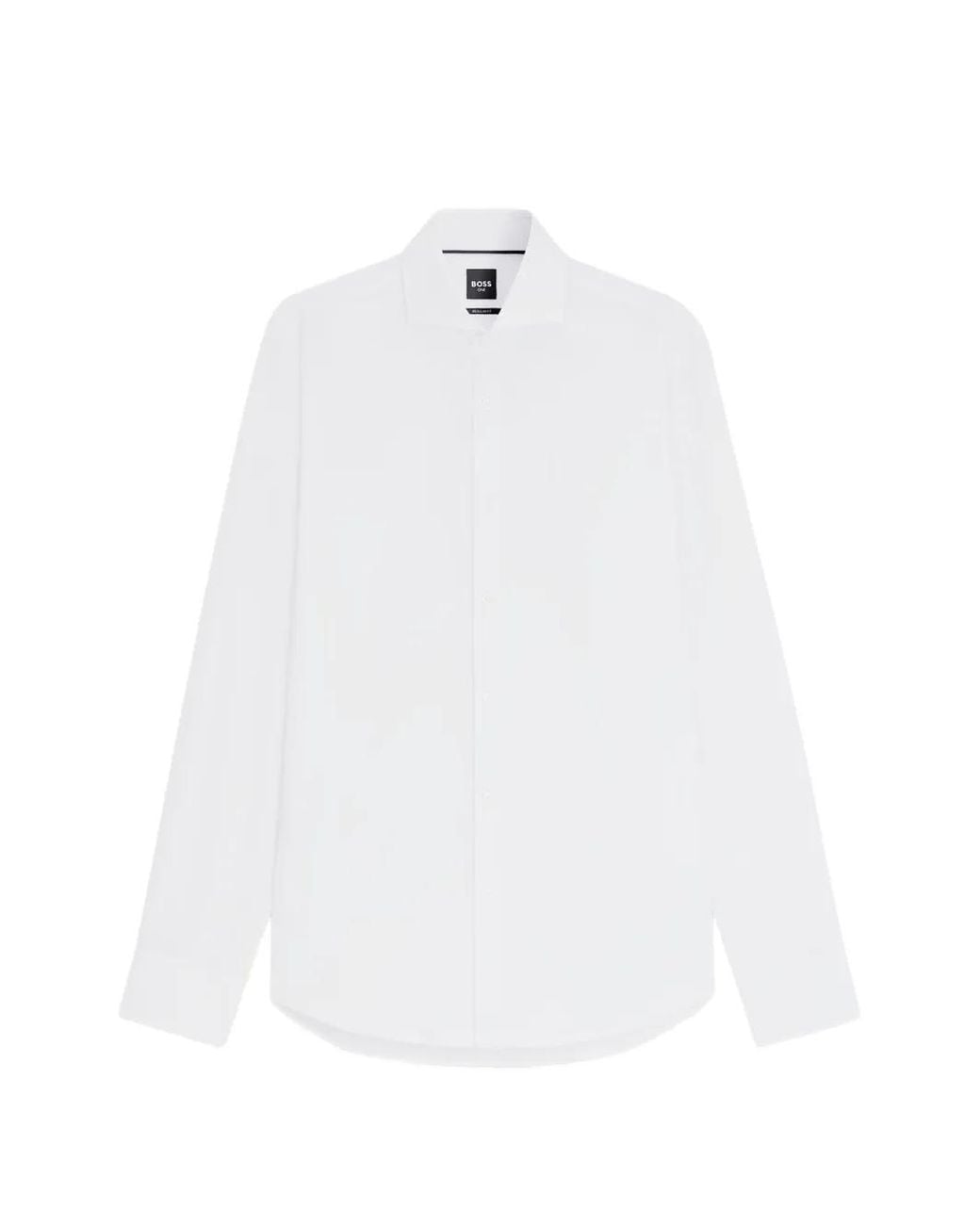 Boss White Long-Sleeve Shirt for men