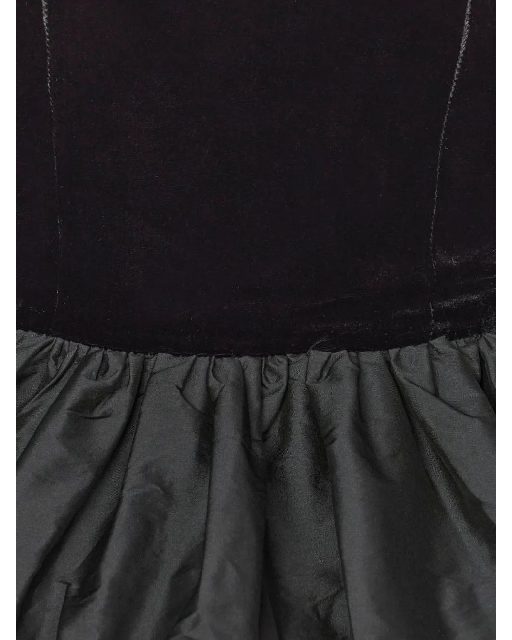 ROTATE BIRGER CHRISTENSEN Black Blouse En Velours