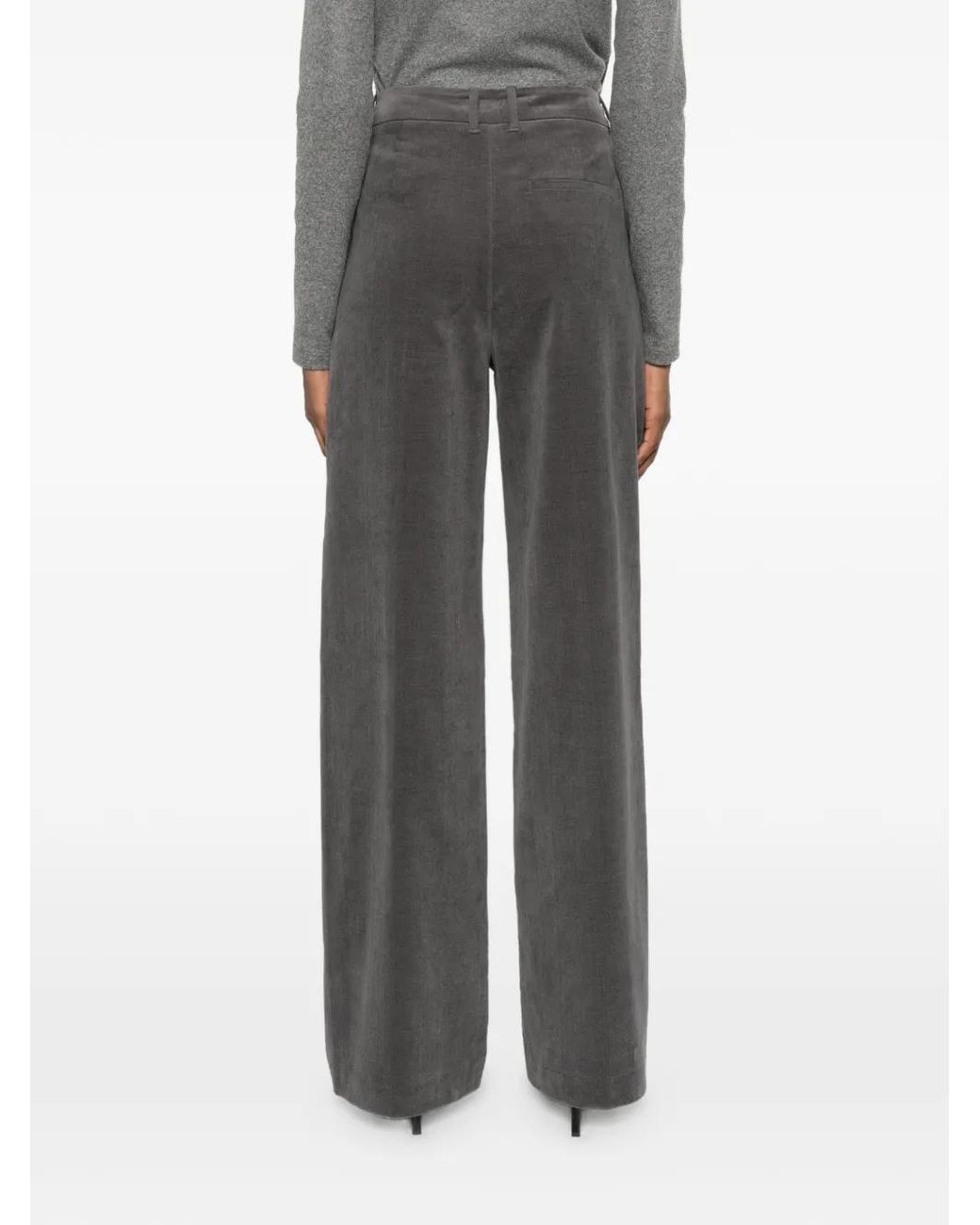 Marc O' Polo Gray Straight-Leg Trousers
