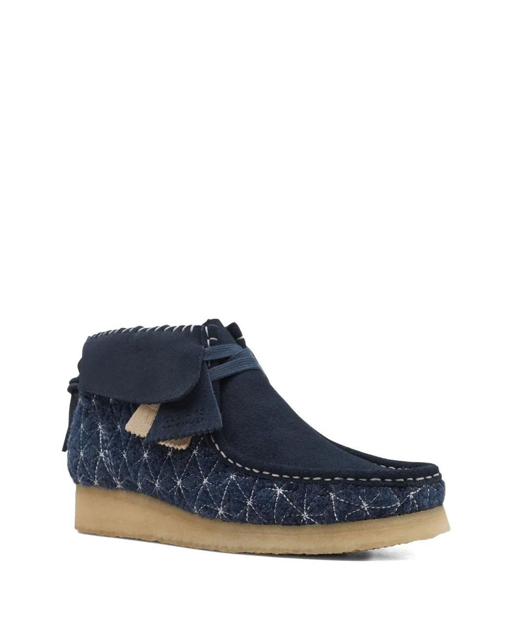 Clarks Blue Wallabee Deerby Shoes