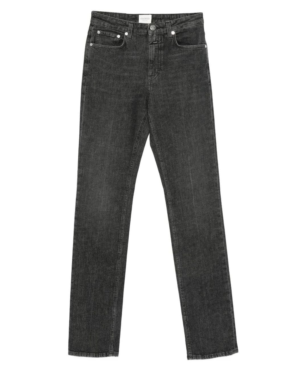 Closed Gray Logo-Patch Jeans