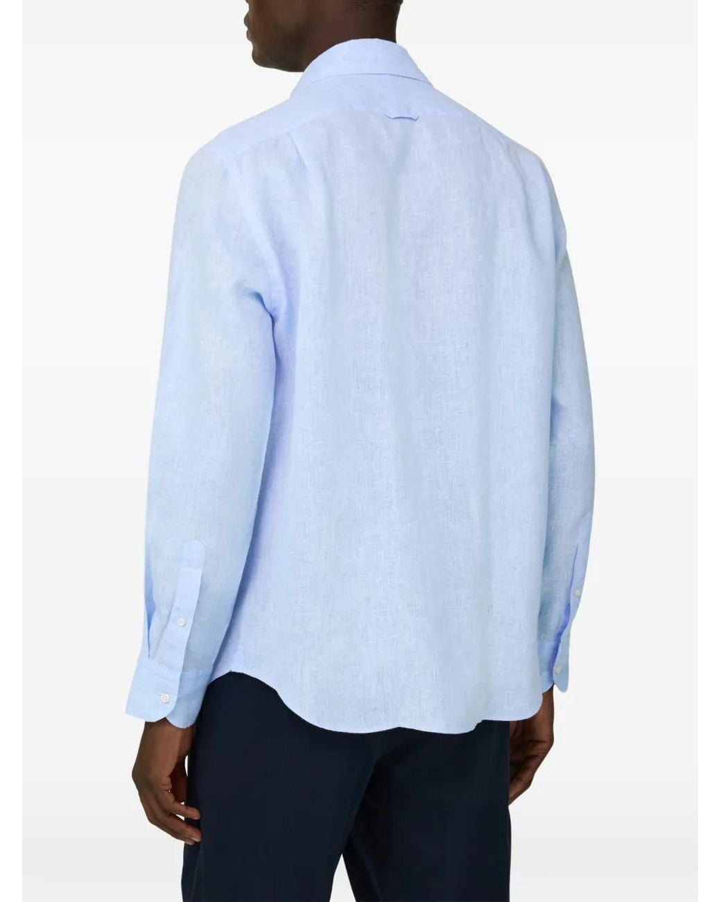 Boggi Blue Regular-Fit Shirt for men