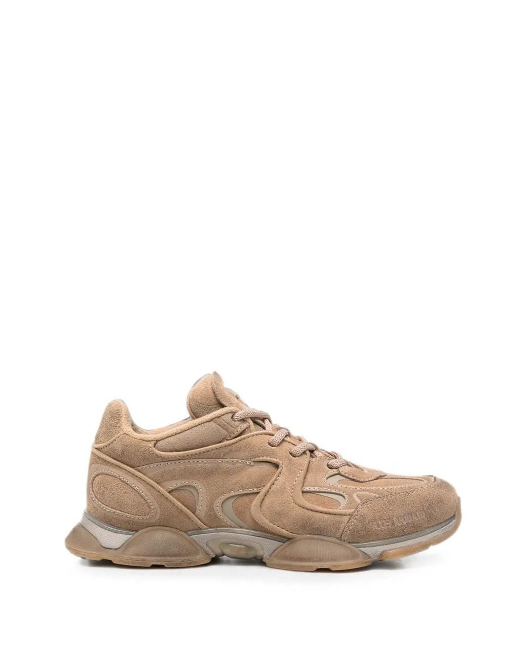Axel Arigato Natural Panelled Suede Sneakers