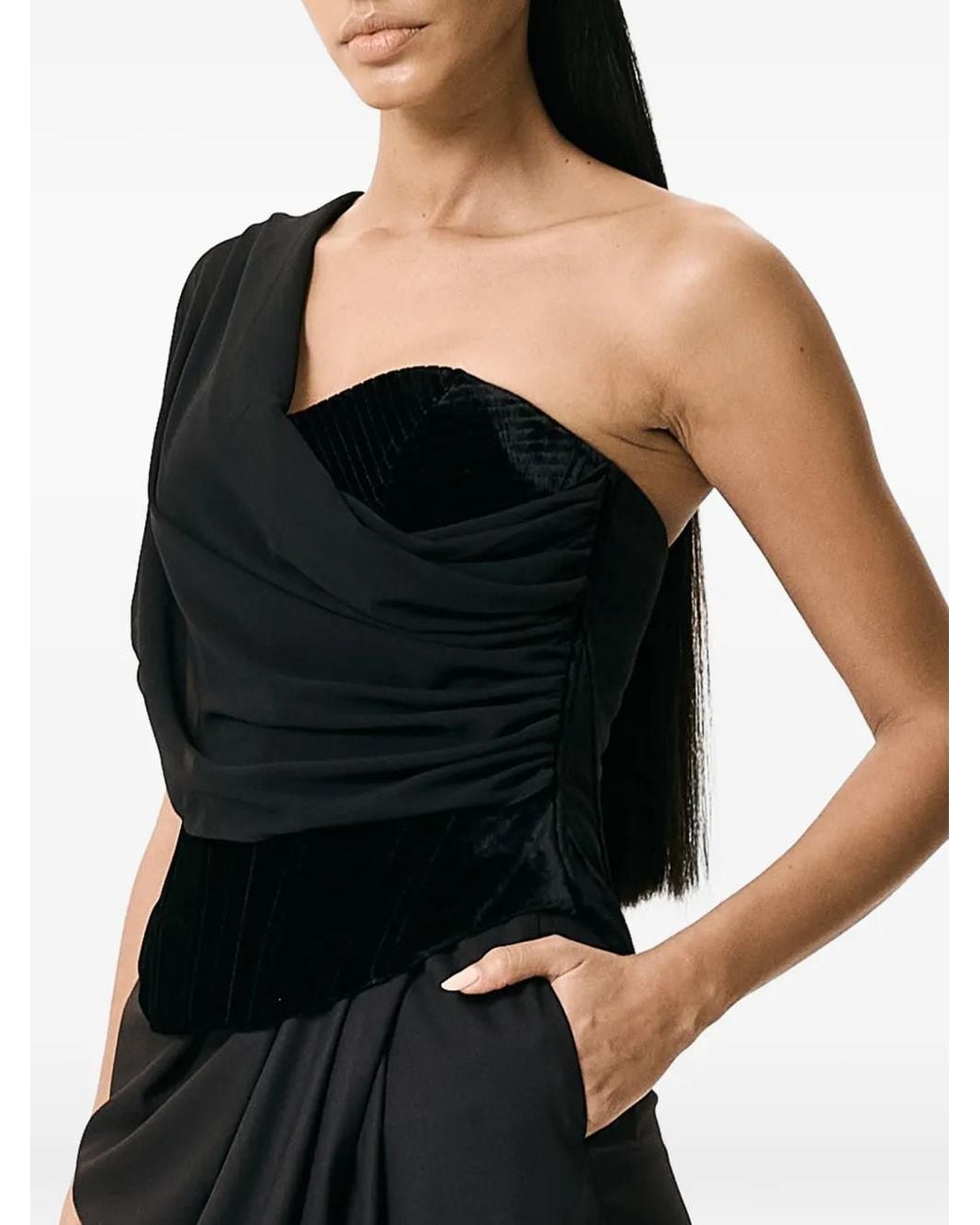 Top Willow V:PM ATELIER de color Black