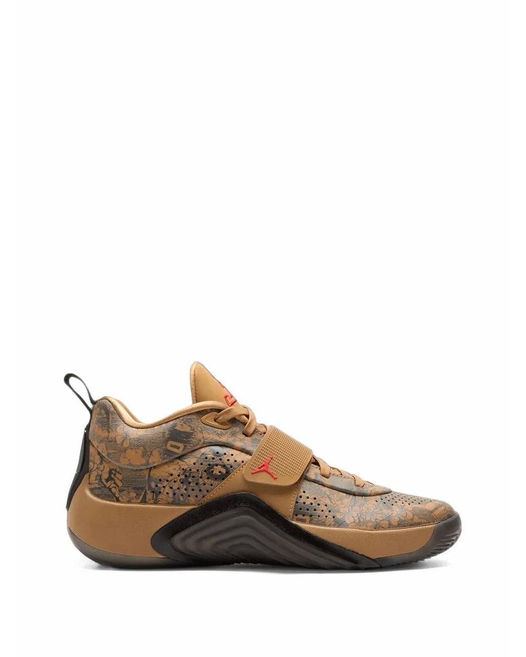 Nike Brown Tatum 5 Laser Sneakers for men