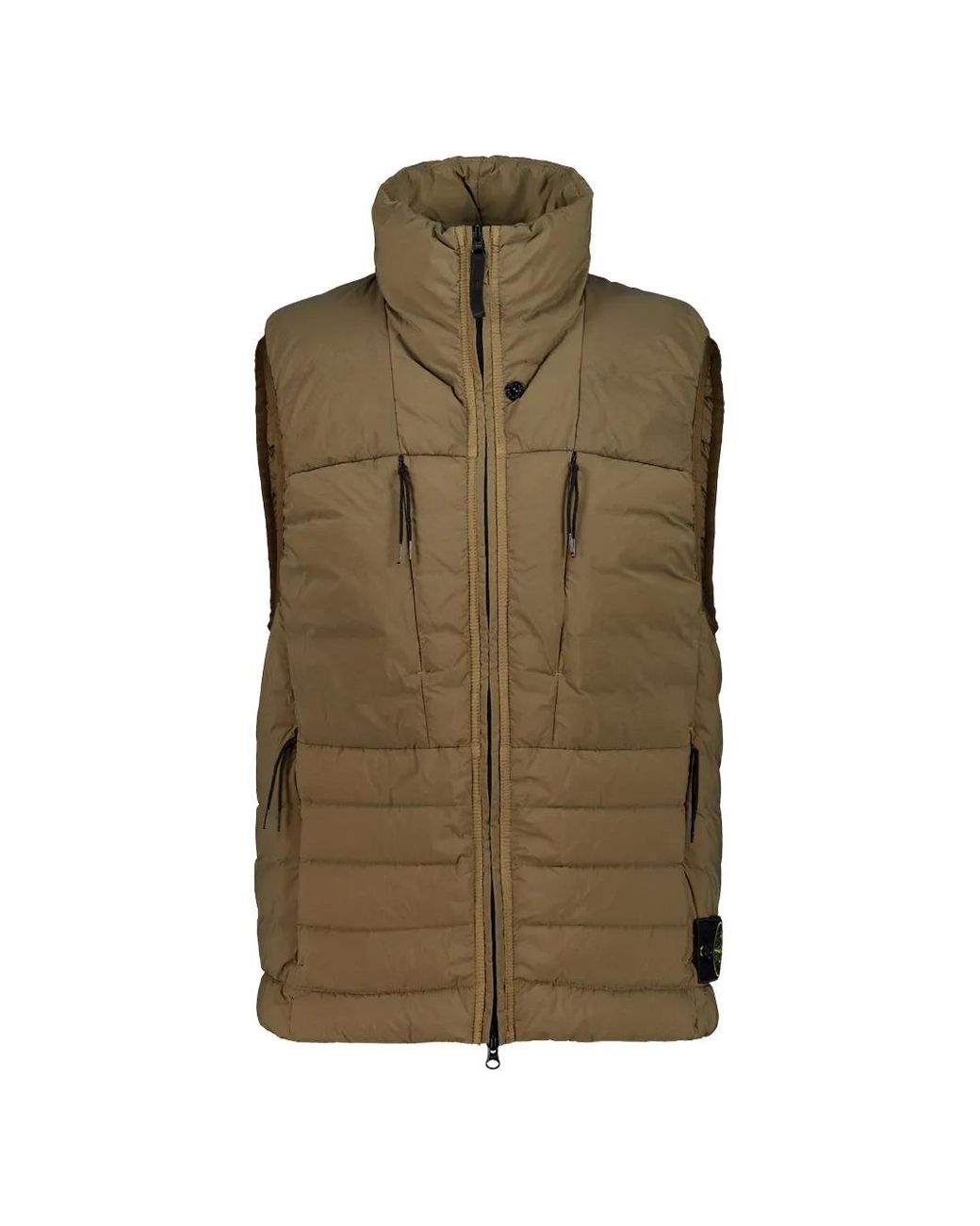 Stone Island Green Seamless Tunnel Nylon Down-Tc Vest for men