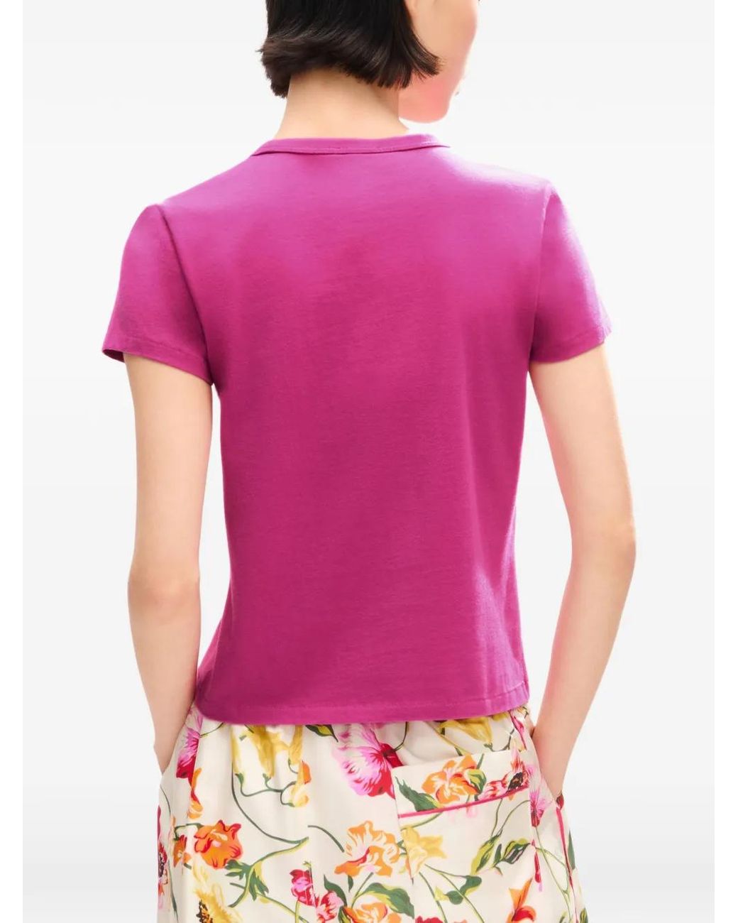 KENZO Pink Eiffel Tower T-Shirt