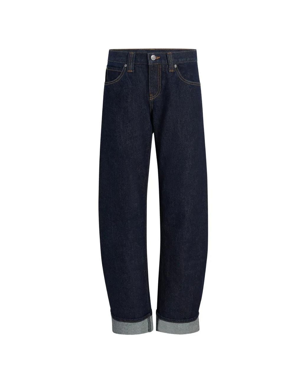 Khaite Blue Karo Straight-Leg Jeans