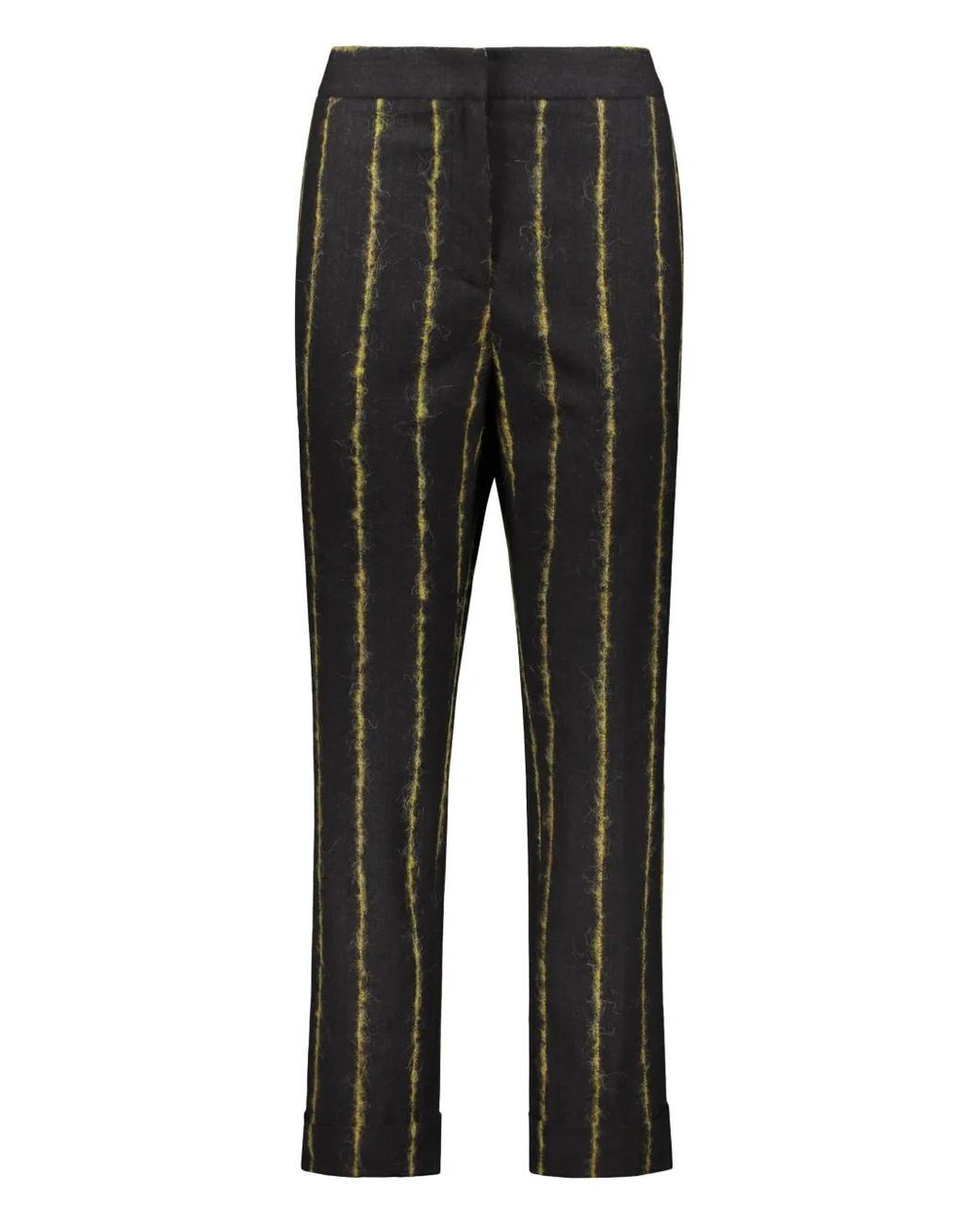 Lorena Antoniazzi Gray Striped Trousers
