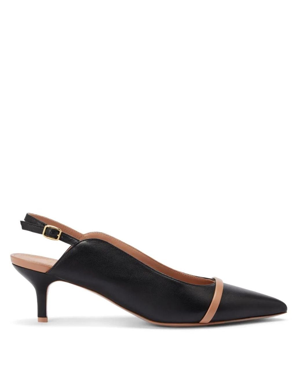 Malone Souliers Black 45Mm Leather Pumps