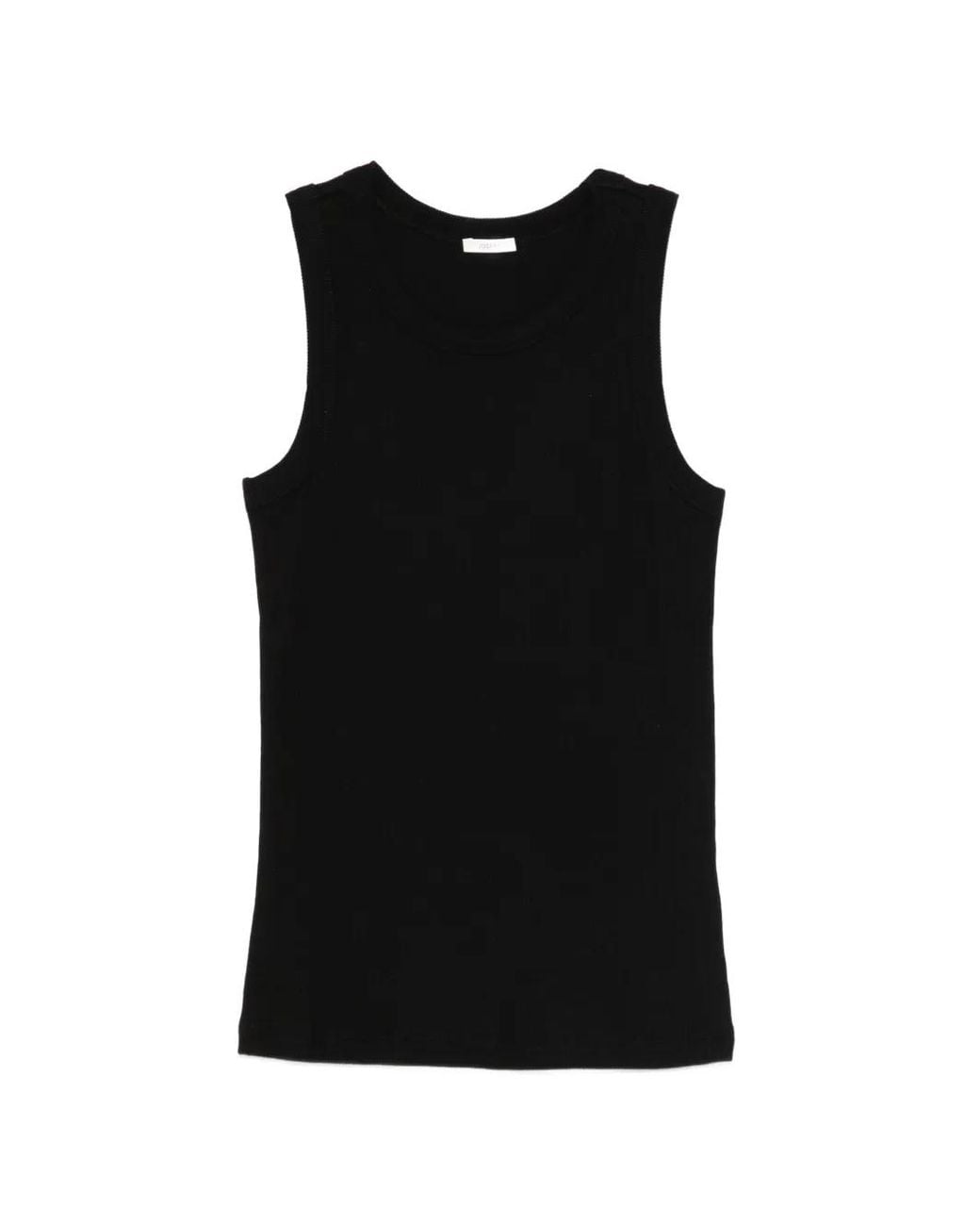 Joseph Geribbelde Top in het Black