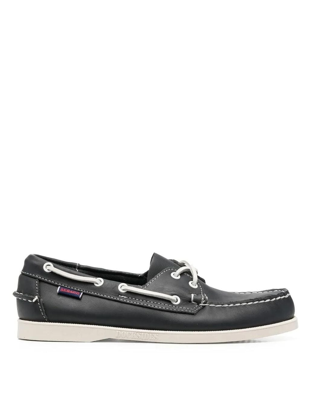 Sebago Blue Docksides Portland Boat Shoes for men