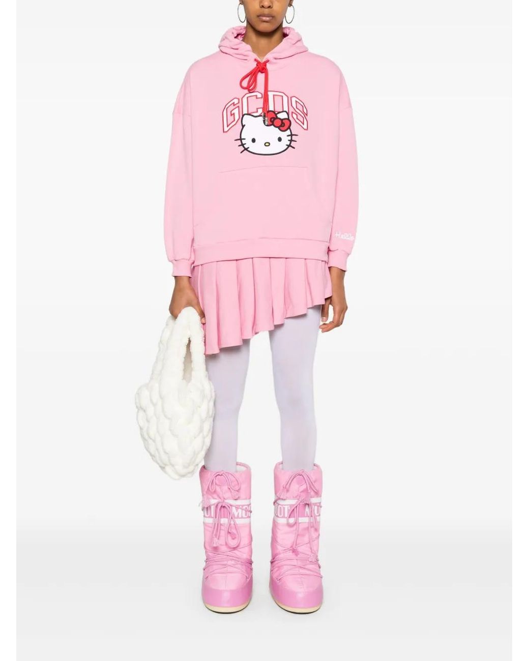 Gcds Pink Hello Kitty Mini Dress