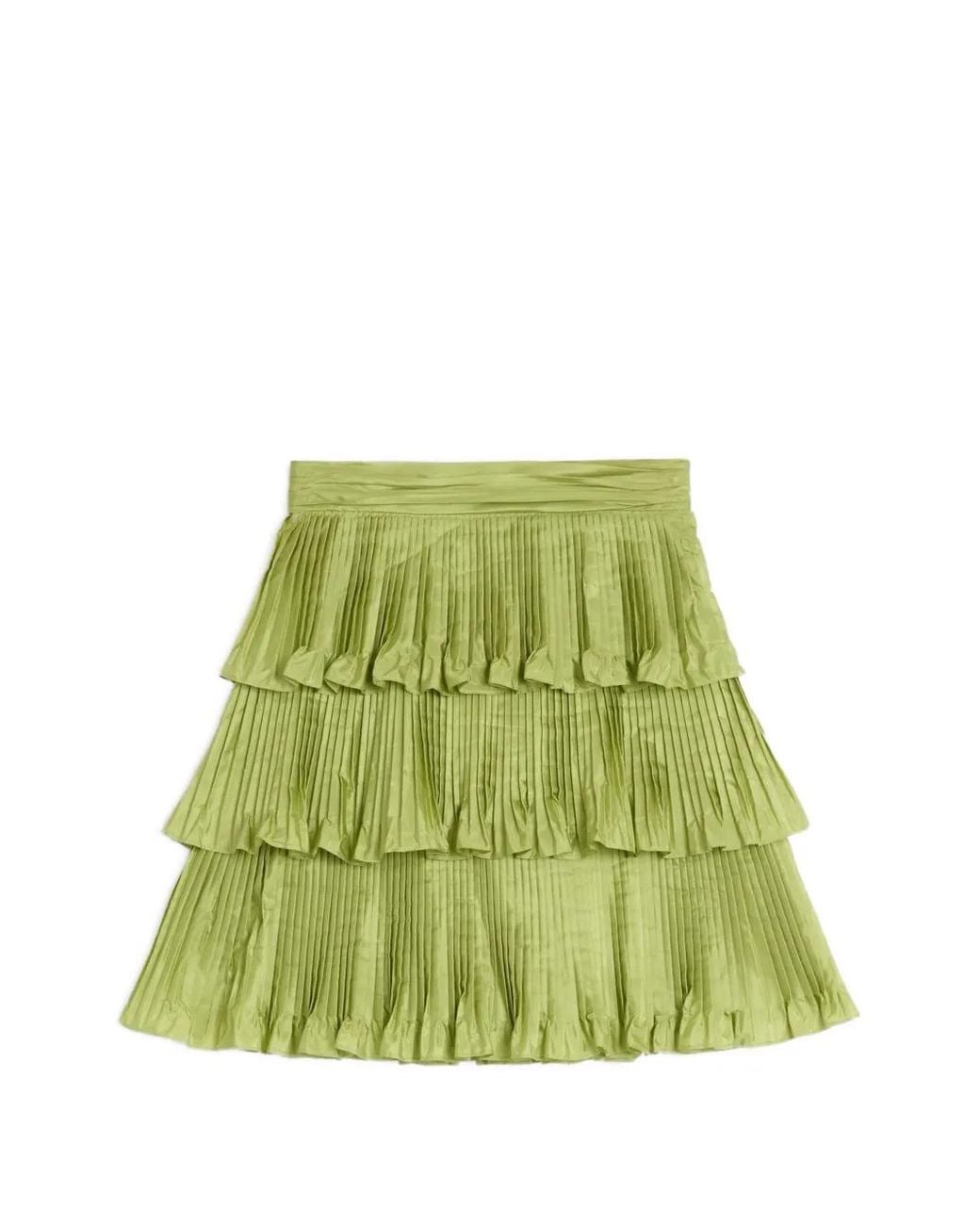 Valentino Garavani Green Taffeta Skirt