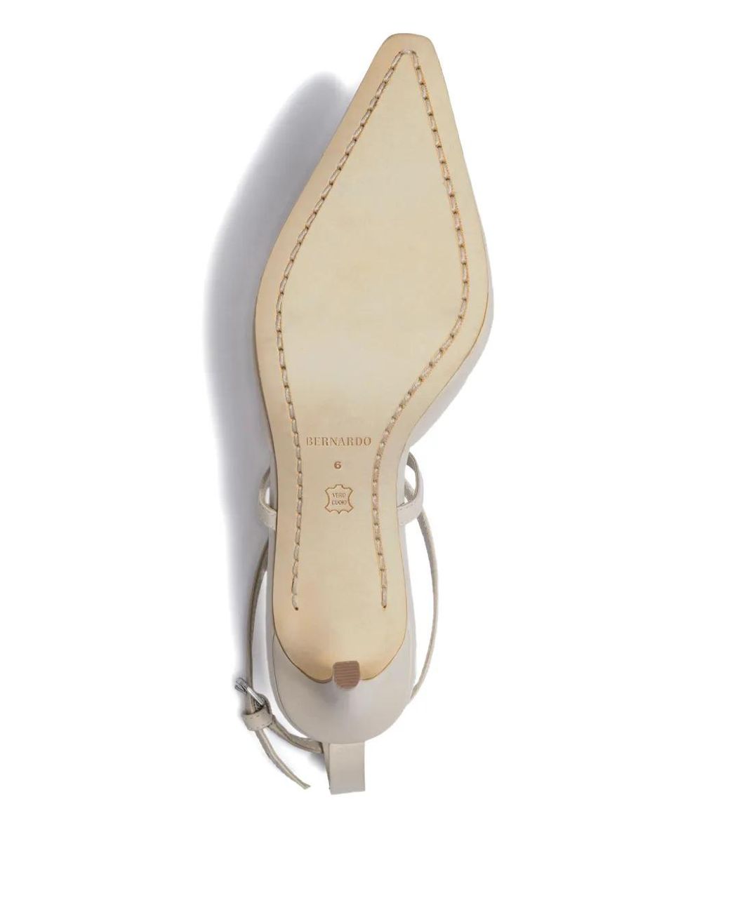 Bernardo Natural 1946 Yazmin Pointed-Toe Heeled Pumps