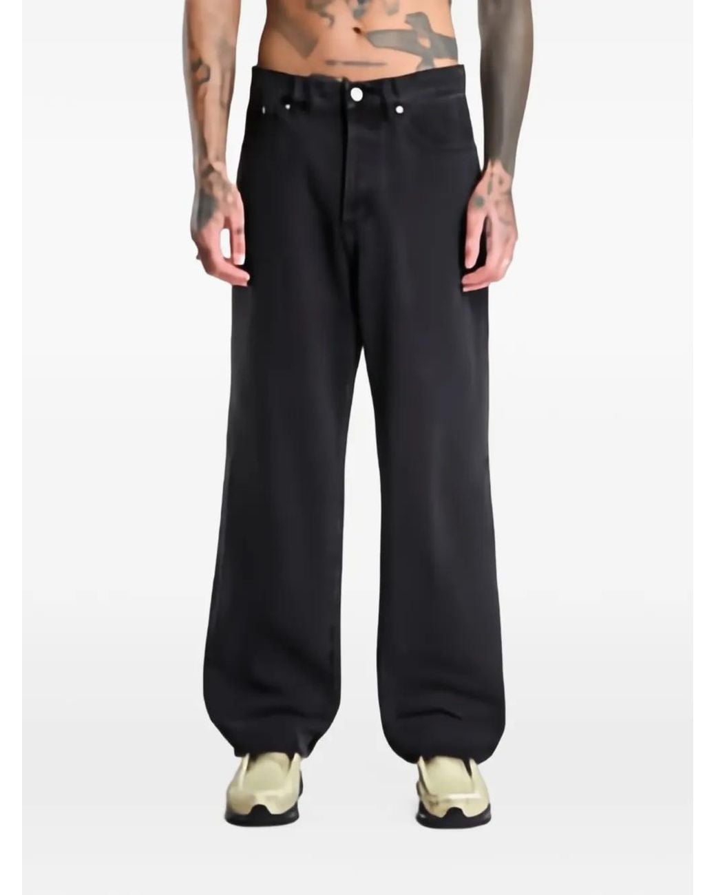 Obey Black Classic Baggy Jeans for men