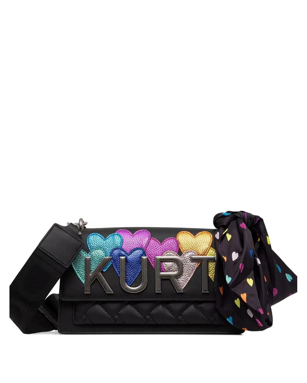 Kurt Geiger Blue Logo-Plaque Cross Body Bag