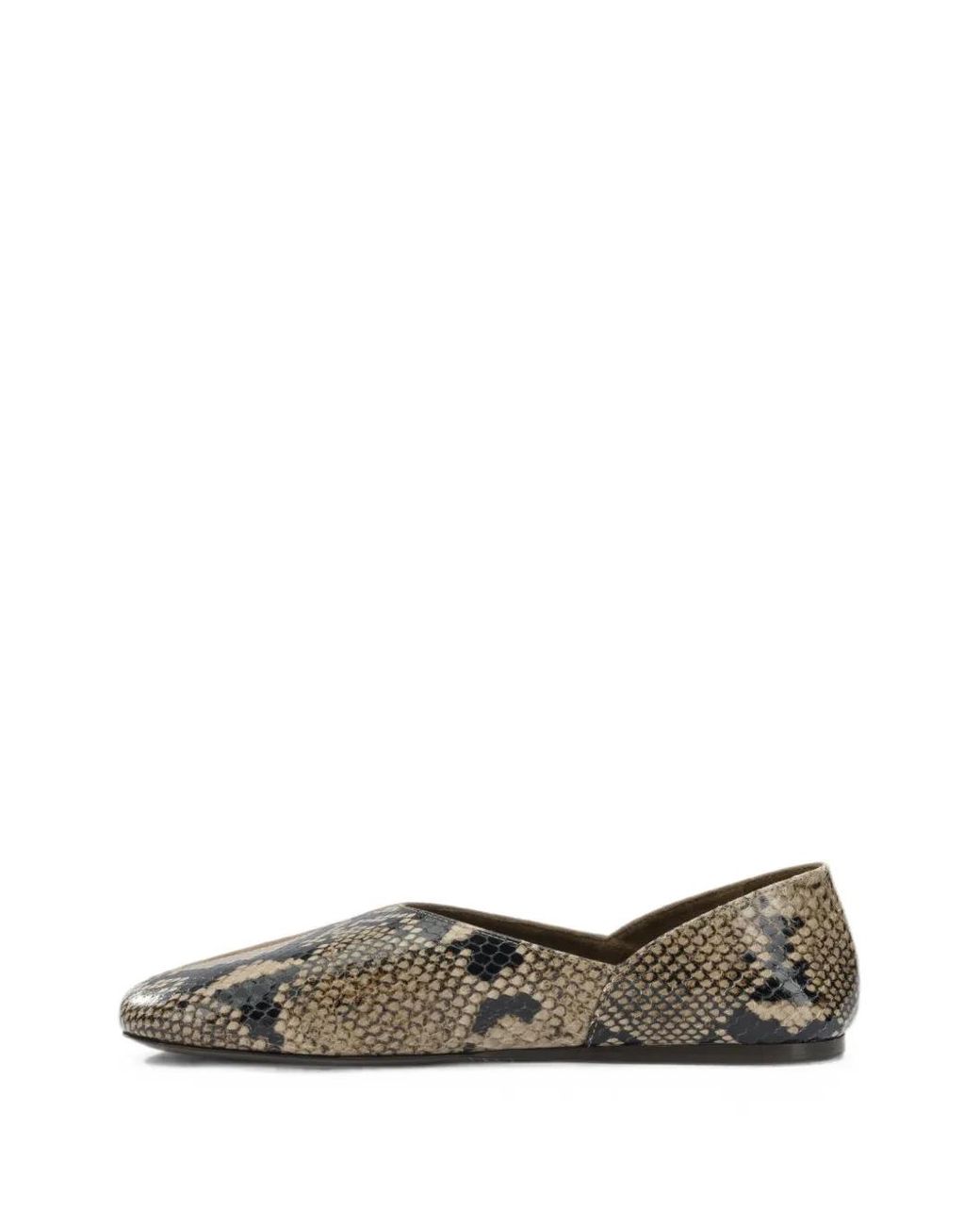 Khaite White Jane Ballet Flats