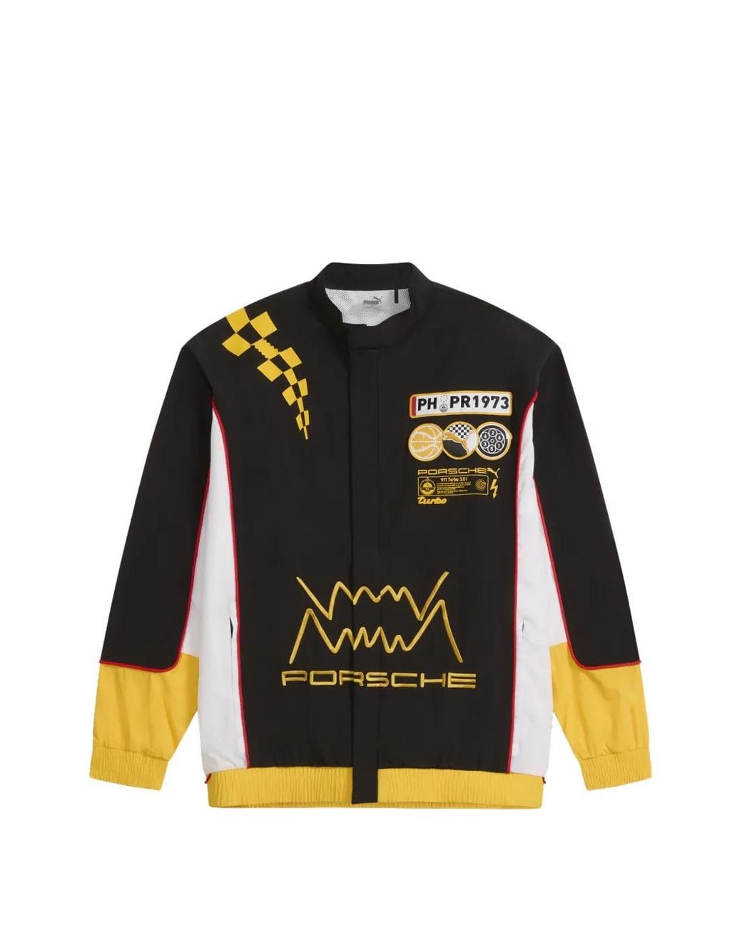 PUMA Black X Porsche Zip-Up Bomer Bacjet for men