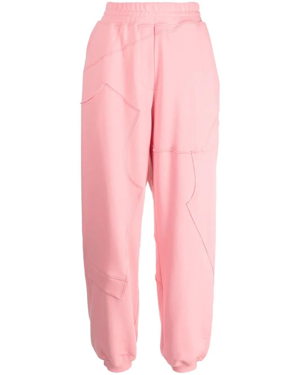 3.1 Phillip Lim Pink Panelled Cotton Track Pants