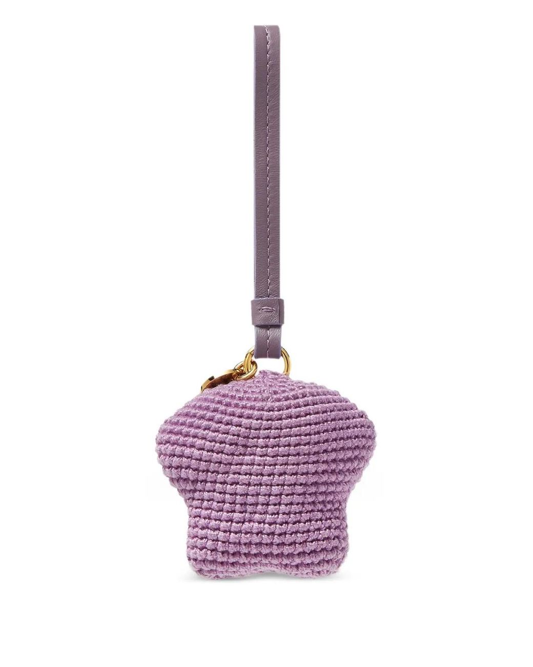 Versace Medusa Fluffy Crochet Charm in Pink | Lyst
