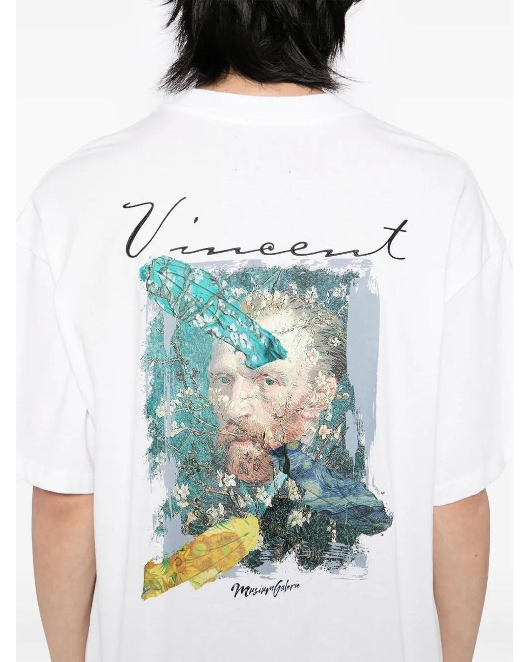 Musium Div. White Graphic-Print T-Shirt for men