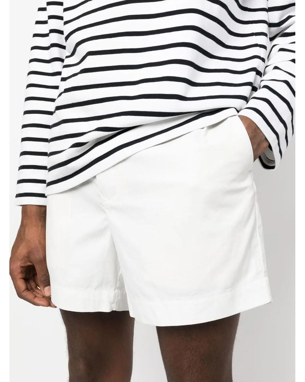 Polo Ralph Lauren White Above-Knee Tennis Shorts for men