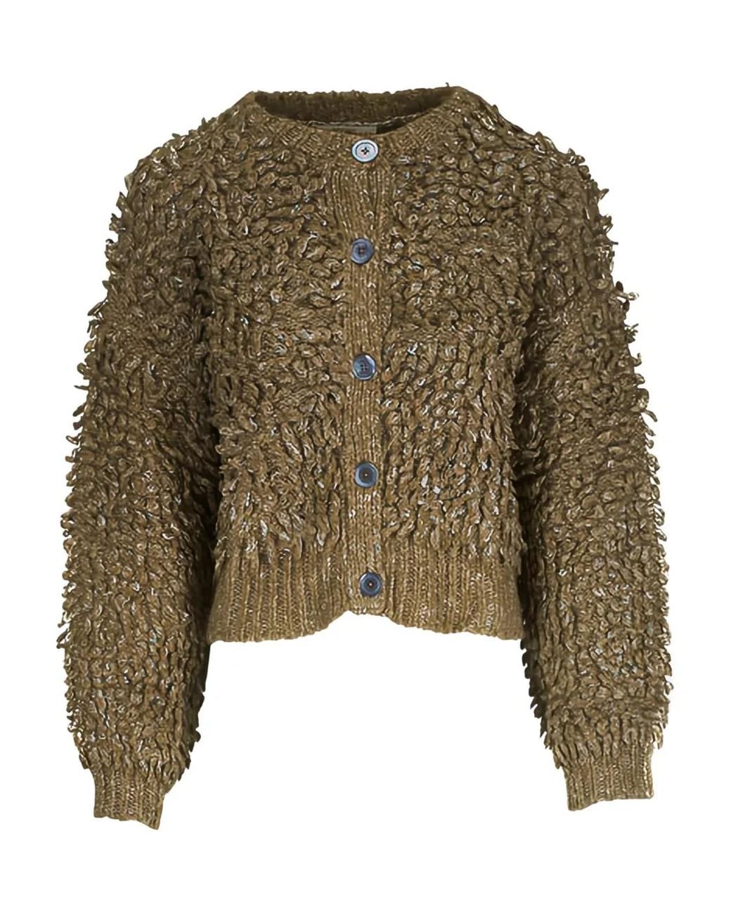 ODEEH Grofgebreid Vest in het Green