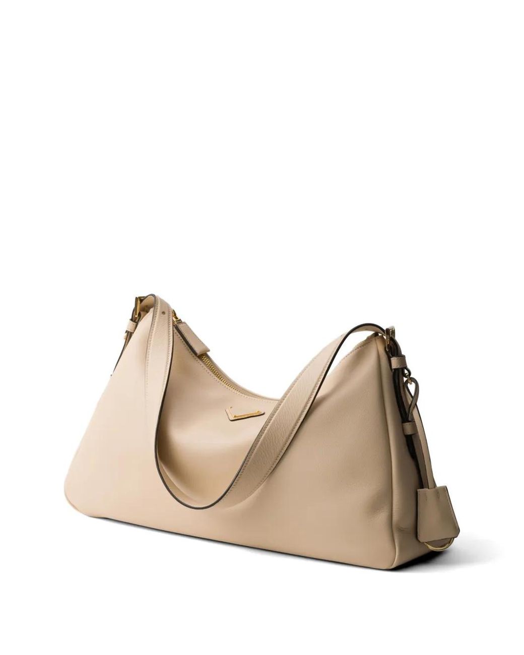Prada Natural Large Aimée Shoulder Bag